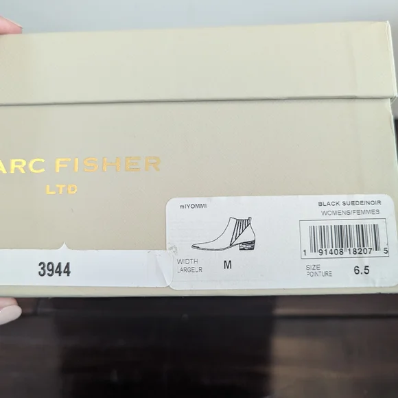 Marc Fisher Black Women's Ankle Boots - Picture 13 of 15